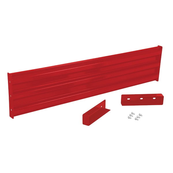 Drop-In Style Guard Rail 6 Ft Red